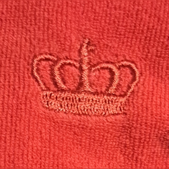 Vintage Y2K Juicy Couture Neon Pink Cotton Terry Cloth Jogger Short Set SZ XL - Picture 6 of 9